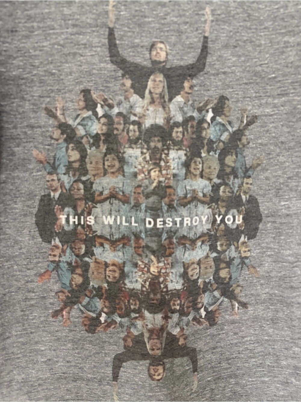 This Will Destroy You Band Tee Heather Grey US Size Small